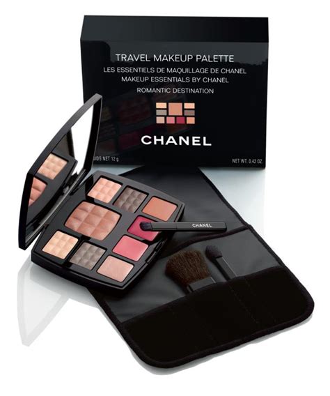 traveling with chanel|Chanel travel makeup palette.